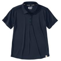 Navy Women's Force Sun Defender™ Lightweight Short-Sleeve Polo