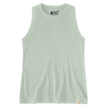 Smoked Teal Women's TENCEL&trade; Fiber Series Fitted Ribbed Tank