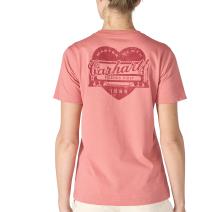 Light Amber Women's Irvine Relaxed Heritage Heart T-Shirt