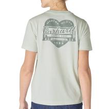Smoked Teal Women's Irvine Relaxed Heritage Heart T-Shirt