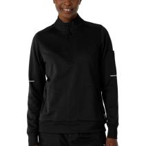 Black Women's Rugged Flex&trade; RSCU Modern Fit Half Zip