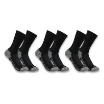 Black Women's Force® Midweight Crew Sock 3-Pack