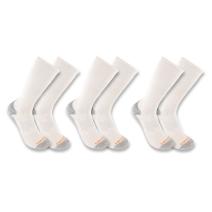 White Women's Midweight Cotton-Tencel™ Comfort Crew Sock 3-Pack