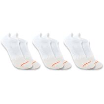 White Women's Midweight No Show Sock 3-Pack