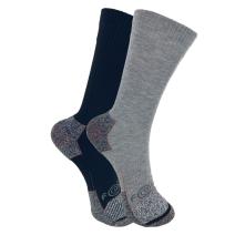 Assorted Women's Steel Toe Crew Sock 2-Pack