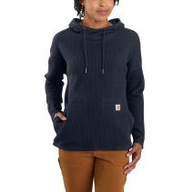 Navy Women's Relaxed Fit Heavyweight Long-Sleeve Hooded Thermal Shirt