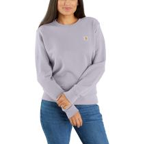 Lilac Haze Women's Relaxed Fit Midweight French Terry Crewneck Sweatshirt