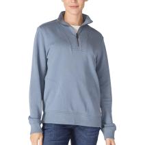 Iron Blue Women's TENCEL&trade; Fiber Series Relaxed Fit Half-Zip Sweatshirt