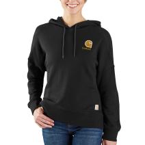 Black Women's TENCEL™ Fiber Series Graphic Hooded Sweatshirt
