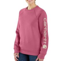 Woodrose Women's Relaxed Fit Midweight Graphic Crewneck Sweatshirt