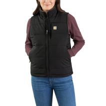 Black Women's Montana Reversible Relaxed Fit Insulated Vest
