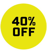 Black Friday - 40% Off