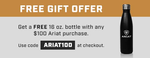 Ariat Bottle Promo - Desktop