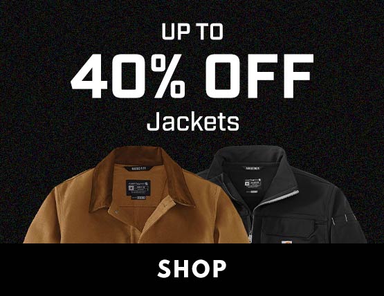 up to 40% off Select Carhartt jackets