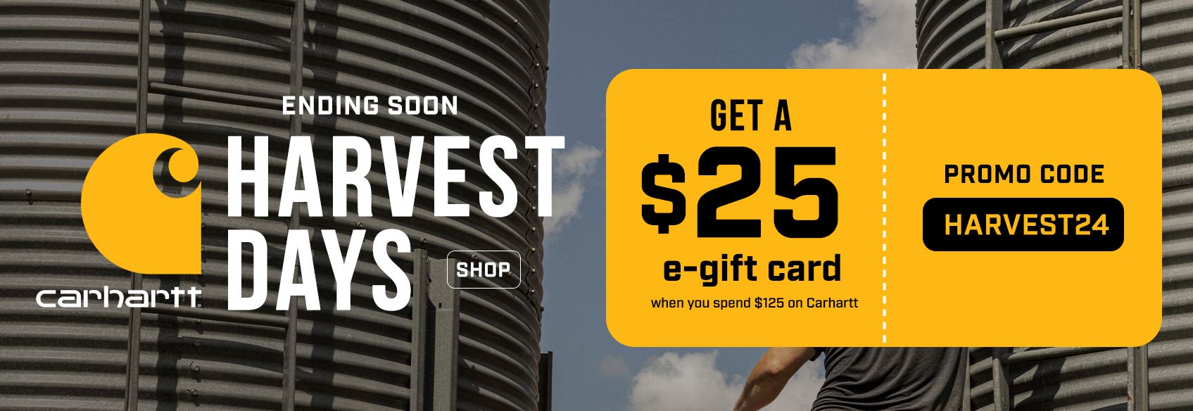 Carhartt Harvest Days - Get a $25 E-Gift Card