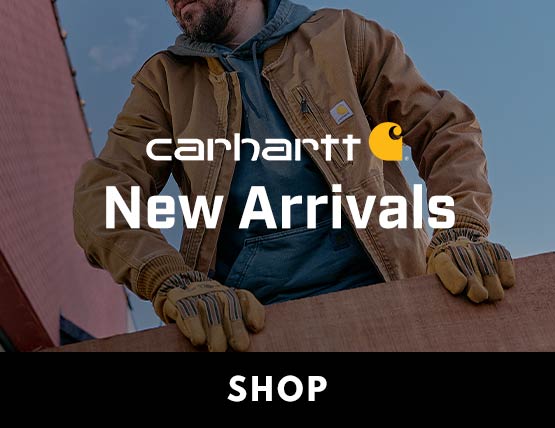 A man working on a construction site wearing a New Carhartt jacket