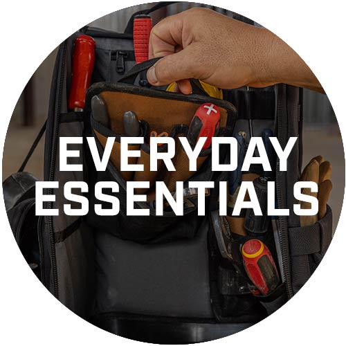 A man using a tool bag