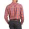 Dark Fig Plaid Ariat 10035360 Back View - Dark Fig Plaid