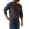 Charcoal Heather Ariat 10043775 Front View - Charcoal Heather