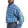 Blue/Lime Ariat 10037225 Front View - Blue/Lime