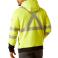 Hi Vis Yellow Ariat 10052589 Back View - Hi Vis Yellow