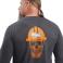 Charcoal Heather/Safety Orange Ariat 10041588 Graphic Thumbnail