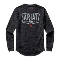 Ariat 10083209 - FR&trade; Air Live Free Logo Henley T-Shirt, Long Sleeve