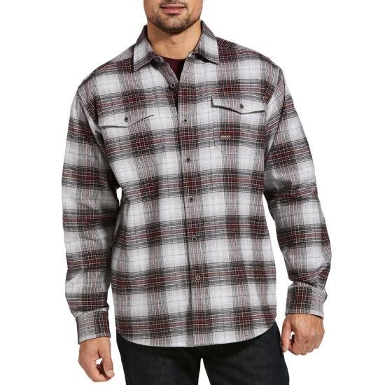 Heather Grey Plaid Ariat 10033000 Front View