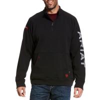 Ariat AR1186 - Flame-Resistant Primo Fleece Logo 1/4 Zip Sweater