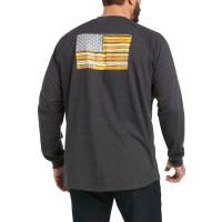 Ariat AR1319 - Rebar CottonStrong Brand Flag T-Shirt  