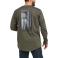 Sage Heather Ariat 10037704 Back View - Sage Heather