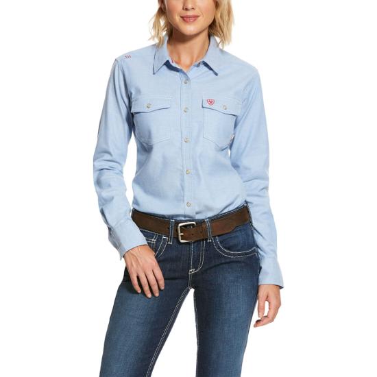 Blue Twill Ariat 10027854 Front View