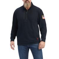Ariat AR1807 - Flame-Resistant Durastrech Fleece 1/2 Zip Job Shirt