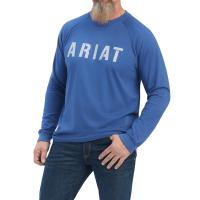 Ariat AR1834 - Rebar CottonStrong Block Long Sleeve T-Shirt