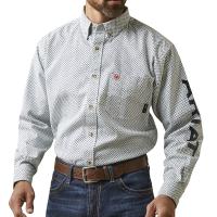 Ariat AR1974 - Flame-Resistant Hoss Stretch Logo Work Shirt