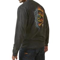 Ariat AR1982 - Rebar® Cotton Strong™ Shock Fire Long Sleeve T-Shirt