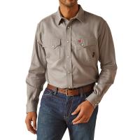 Ariat AR2022 - Flame-Resistant Solid Snap Long Sleeve Work Shirt
