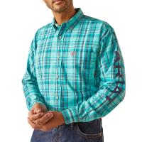 Ariat AR2025 - Flame-Resistant Bobcat Logo Long Sleeve Work Shirt