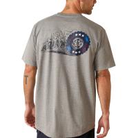 Ariat AR2041 - Rebar Cotton Strong™ Burning Rubber Short Sleeve T-Shirt