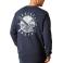 Navy Heather Ariat 10052662 Back View - Navy Heather