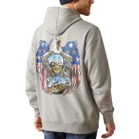 Ariat AR2098 - Rebar Workman Moto Eagle Hooded Sweatshirt