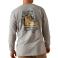 Heather Gray Ariat 10062767 Back View - Heather Gray