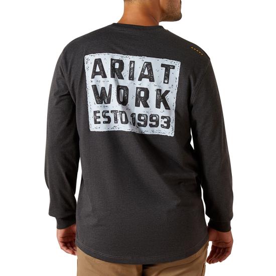 Charcoal Heather Ariat 10062775 Back View