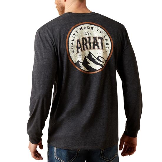 Charcoal Heather Ariat 10065903 Back View