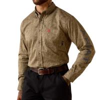 Ariat AR2349 - Flame-Resistant Gehrig Logo Long Sleeve Work Shirt