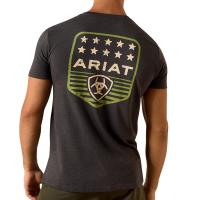 Ariat AR2371 - Ariat Stripe Patriotic Badge Short Sleeve Tee