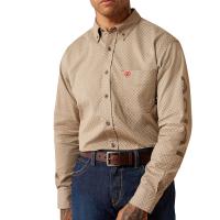 Ariat AR2390 - Flame-Resistant Ty Logo Long Sleeve Work Shirt