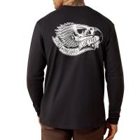 Ariat AR2396 - Cotton Strong&trade; Eagle Skull Long Sleeve T-Shirt