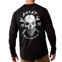 Ariat AR2406 - Workman Bearded Skull Long Sleeve T-Shirt