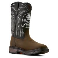Ariat AR2411 - WorkHog&reg; XT Bolt Skull Waterproof Wide Square Toe Work Boot - Soft Toe